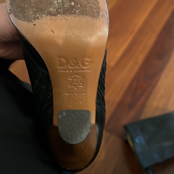 Dolce and Gabbana Vintage Boots, Black 7.5 - Picture 6 of 6